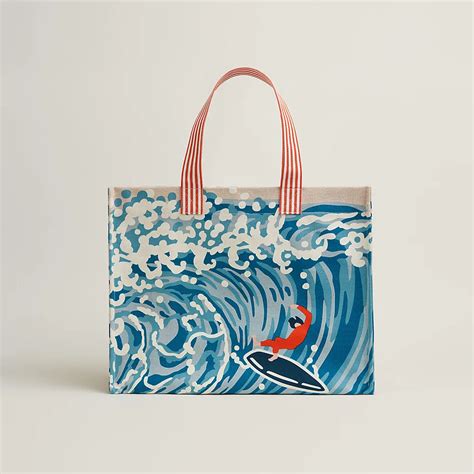 borsa hermes tela|Borse Hermès in Tela Multicolore .